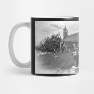 Ipsden Parish Church in Oxfordshire Mug